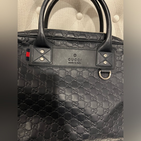 💙Gucci Leather messenger bag 💙 - Picture 4 of 14